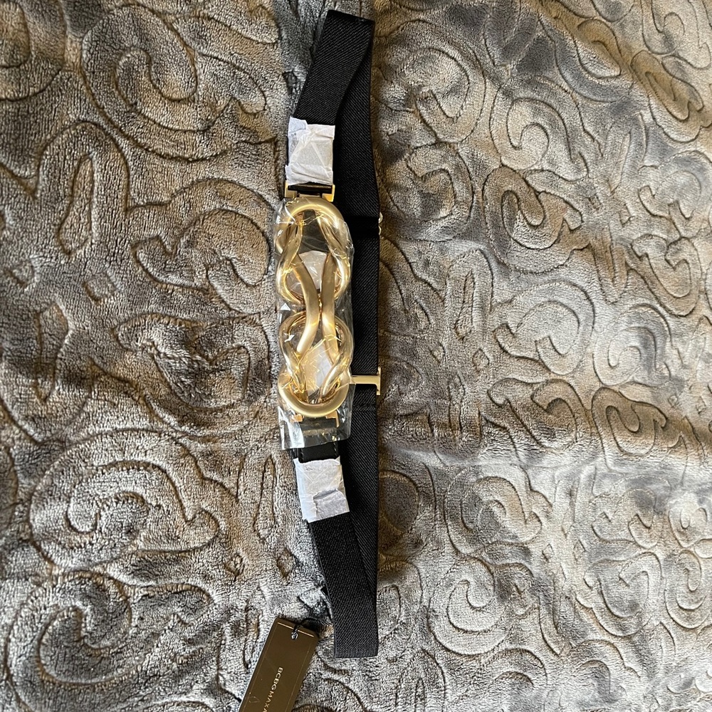 BCBG NWT Belt Gold & Black